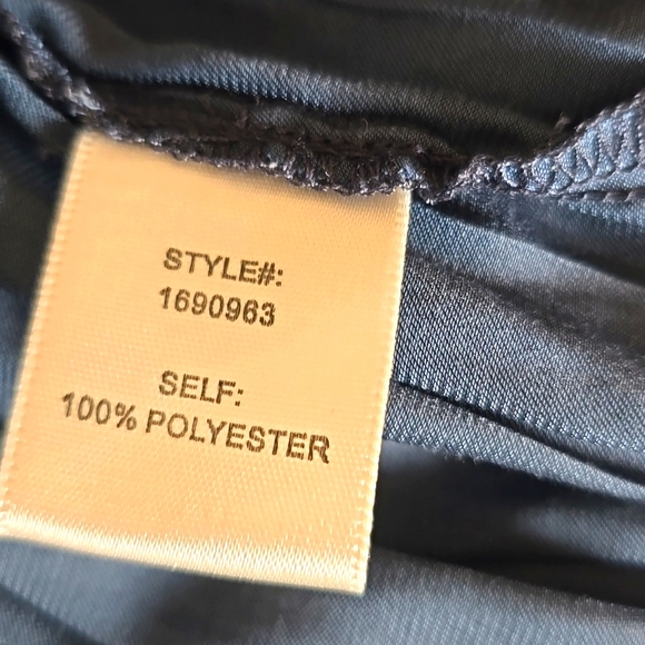 Current Air Elegant Navy Pleated Dress Size S - Picture 9 of 9